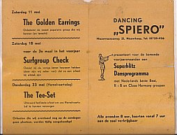 Golden Earring show ad May 11 1968 Nieuwkoop - Dancing Spiero